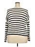 Nine West 100% Cotton Stripes Ivory Pullover Sweater Size XXL - photo 2
