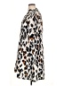 Shein 100% Polyester Animal Print Ivory Casual Dress Size XL - photo 5