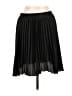 Venus 100% Polyester Solid Black Casual Skirt Size L - photo 1