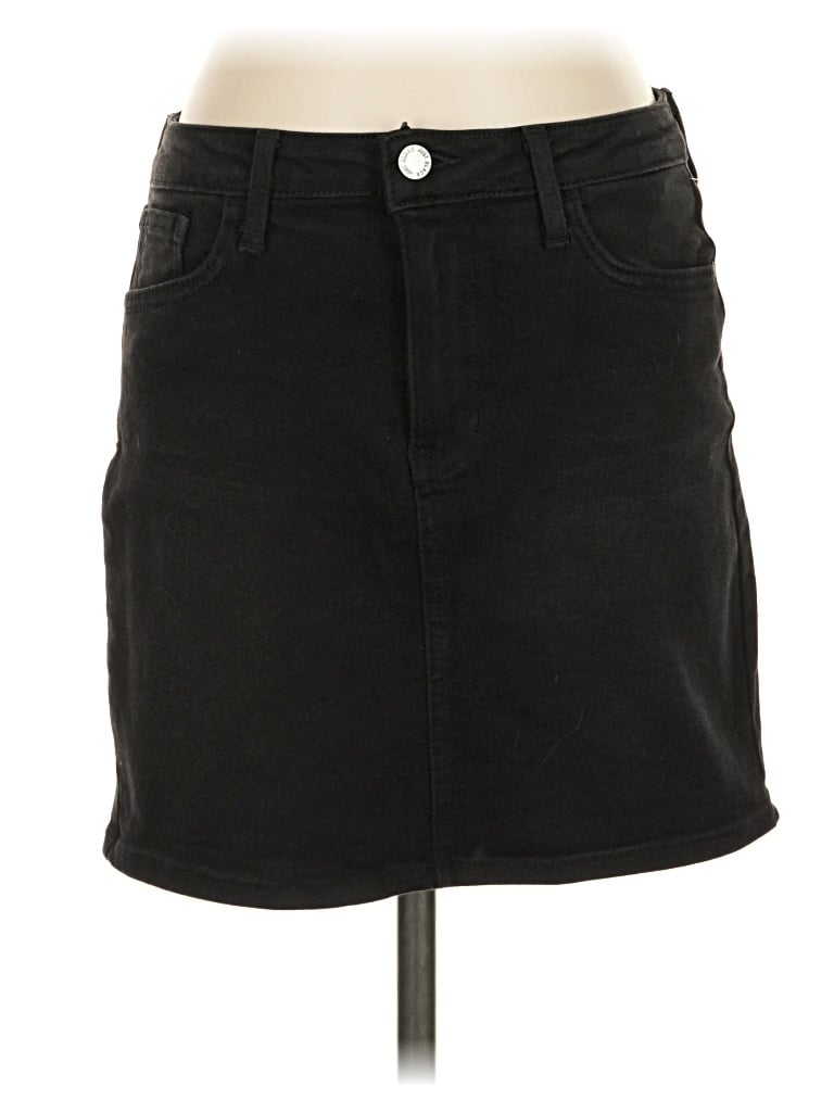Pre-owned Just Black Denim Skirt In Black