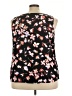 Nine West 100% Polyester Black Sleeveless Blouse Size 2X - photo 2
