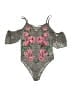 Charlotte Russe Silver Bodysuit Size S - photo 1