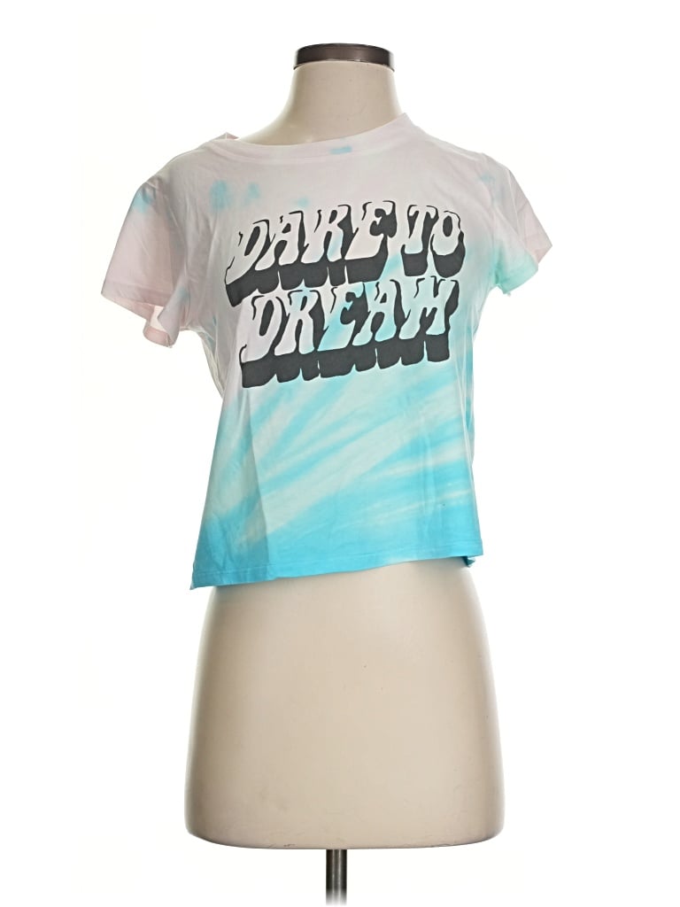 Pre-owned Pam & Gela Short Sleeve T-shirt In Teal