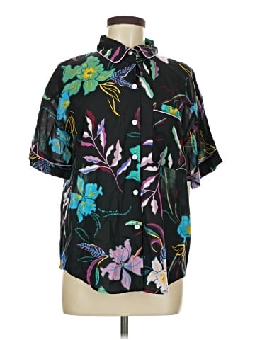Stars Above Short Sleeve Blouse (view 1)