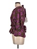 Aligne 100% Viscose Purple 3/4 Sleeve Blouse Size UK 14 / US 10 - photo 5