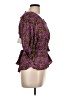 Aligne 100% Viscose Purple 3/4 Sleeve Blouse Size UK 14 / US 10 - photo 4