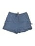 whoa, wait. 100% Cotton Blue Cargo Shorts Size 4 - 6 - photo 1