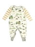 Tesa Babe Print Ivory Long Sleeve Onesie Size 6-12 mo - photo 1