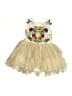 Halabaloo 100% Polyester Gold Dress Size 6 - photo 1