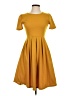 Lularoe Solid Yellow Casual Dress Size XS - photo 1