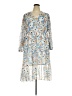 Joie 100% Polyester Print Blue Casual Dress Size XXL - photo 1