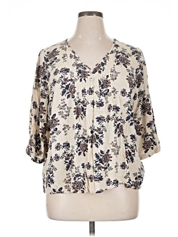 Fun2Fun 3/4 Sleeve Blouse (view 1)
