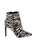 Nine West Animal Print Ivory Ankle Boots Size 9 - photo 1