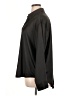 Unbranded Solid Black Long Sleeve Blouse Size XL - photo 5