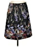 W by Worth Floral Multi Color Black Casual Skirt Size 0 - photo 1