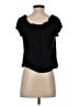 Max Studio Black Short Sleeve Top Size S - photo 2