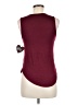 Splash Burgundy Sleeveless Top Size M - photo 2