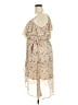 Xhilaration 100% Polyester Floral Tan Cocktail Dress Size XXL - photo 5