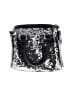 Justice 100% Polyethylene Silver Black Purse Size S (toddler) - photo 2