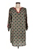 Tea n Rose 100% Polyester Print Green Casual Dress Size M - photo 1