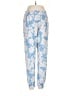 Chaser Floral Blue Casual Pants Size M - photo 1