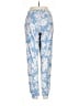 Chaser Floral Blue Casual Pants Size M - photo 2