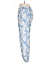 Chaser Floral Blue Casual Pants Size M - photo 5