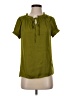 Catherine Malandrino 100% Polyester Green Short Sleeve Blouse Size S - photo 1