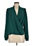 Sézane 100% Polyester Green Long Sleeve Blouse Size EU (FR) 40 / US 8 - photo 1