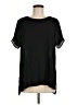 DR2 100% Polyester Black Short Sleeve Blouse Size M - photo 1
