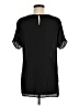 DR2 100% Polyester Black Short Sleeve Blouse Size M - photo 2