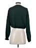 Unbranded 100% Acrylic Solid Green Pullover Sweater Size S - photo 2