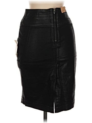 RACHEL Rachel Roy Faux Leather Skirt (view 2)