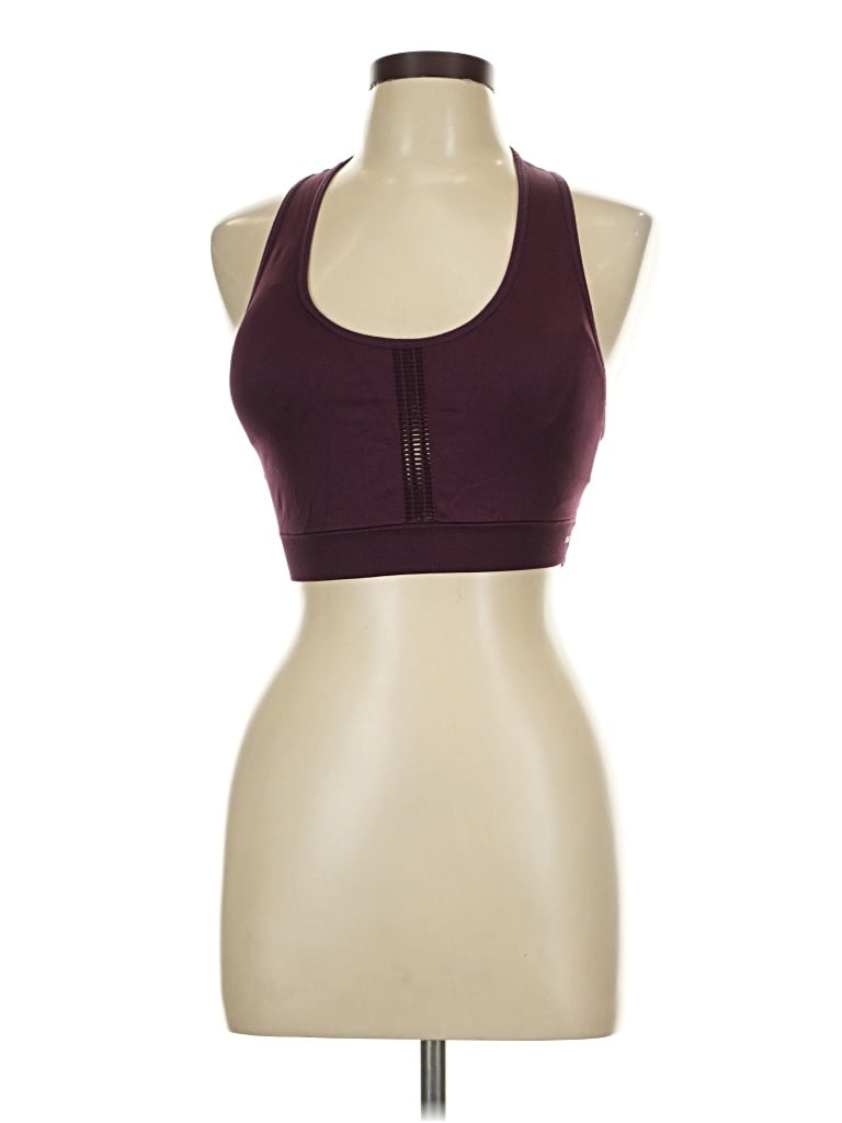 Pre-owned Rbx Sports Bra In Burgundy