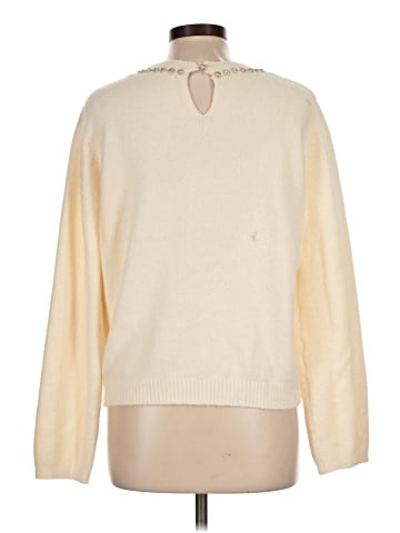 Hem & Thread Pullover Sweater (view 2)