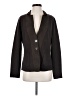 Eileen Fisher Chevron-herringbone Brown Wool Blazer Size S - photo 1