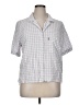 Levi's Checkered-gingham Gray Short Sleeve Button-Down Shirt Size XL - photo 1