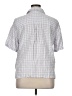 Levi's Checkered-gingham Gray Short Sleeve Button-Down Shirt Size XL - photo 2