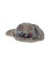 Roland Garros Tweed Silver Tan Sun Hat Size L - photo 1
