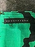 Apostrophe Print Green Formal Skirt Size XXL (estimated) - photo 4