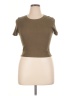 Assorted Brands Brown Short Sleeve Turtleneck Size XL - photo 1