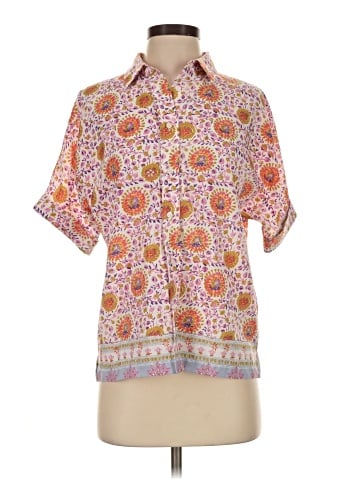 Maison d' Amelie Short Sleeve Blouse (view 1)