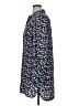 Tory Burch 100% Silk Print Blue Long Sleeve Blouse Size 14 - photo 5