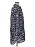 Tory Burch 100% Silk Print Blue Long Sleeve Blouse Size 14 - photo 4
