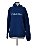 Calvin Klein 100% Cotton Blue Pullover Hoodie Size S - photo 1