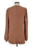 Elie Tahari 100% Polyester Brown Long Sleeve Blouse Size S (estimated) - photo 2
