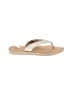 Ugg 100% Leather White Flip Flops Size 10 - photo 1