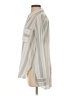 TWO by Vince Camuto Stripes Silver Long Sleeve Button-Down Shirt Size S - photo 5