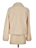 DKNY 100% Polyester Ivory Faux Fur Jacket Size XS - photo 2
