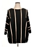 Vila Milano Stripes Black Pullover Sweater Size 1X - photo 1